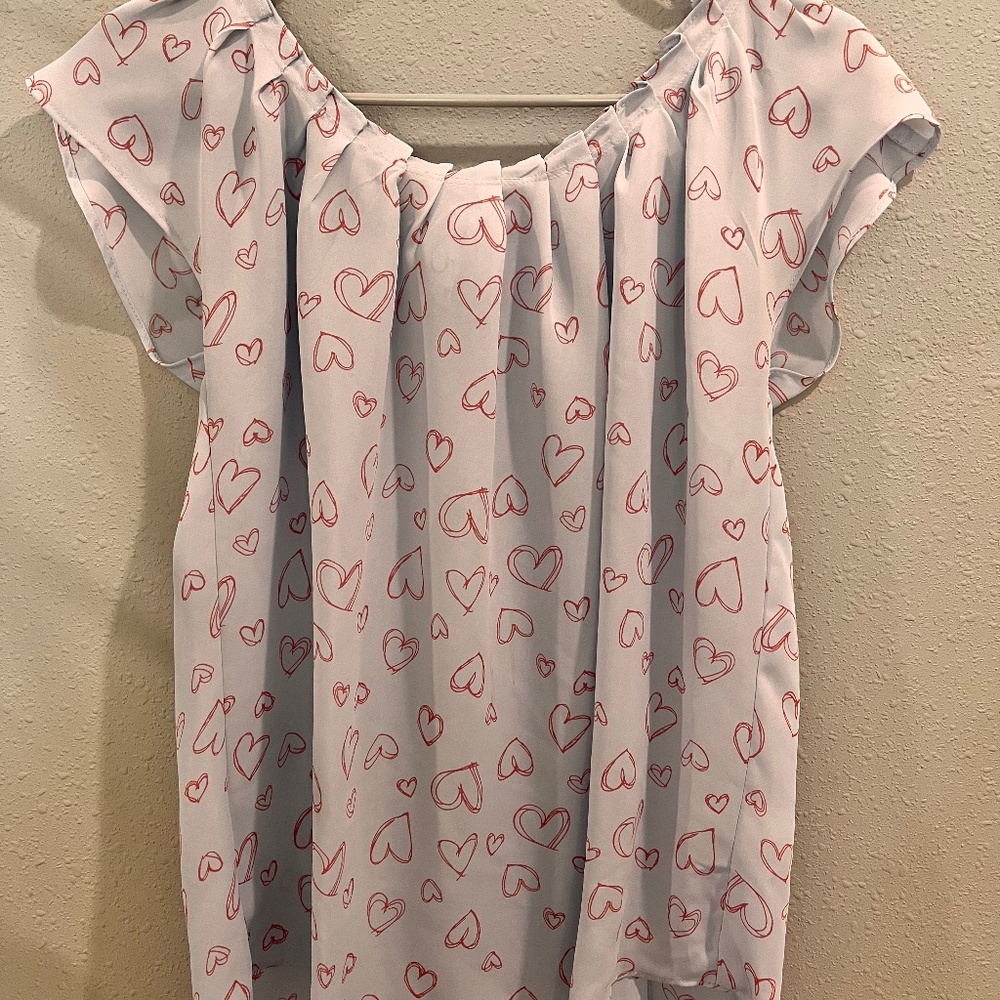 Heart blouse